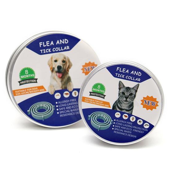 Coleira AntiPulgas e Carrapatos Para Cães & Gatos 8 meses de Proteção